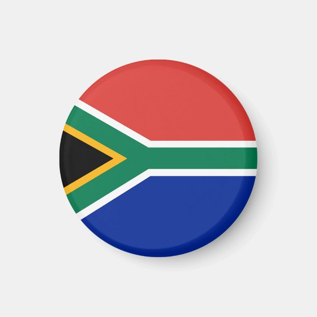 Aimant Drapeau de l'Afrique du Sud (Devant)