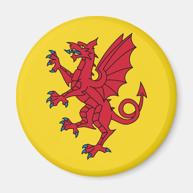 Aimant Drapeau de l'aimant Somerset (Devant)