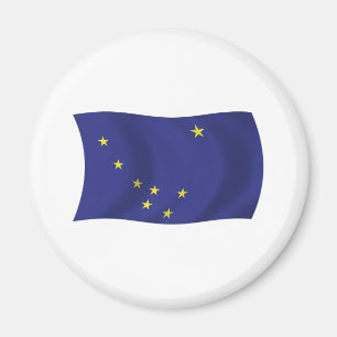 Aimant Drapeau de l'Alaska