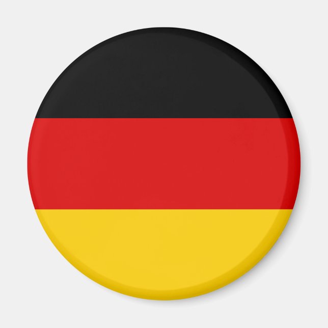 Aimant Drapeau de l'Allemagne (Deutschland) (Devant)