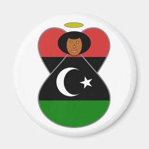 Aimant Drapeau de l'ange libyen