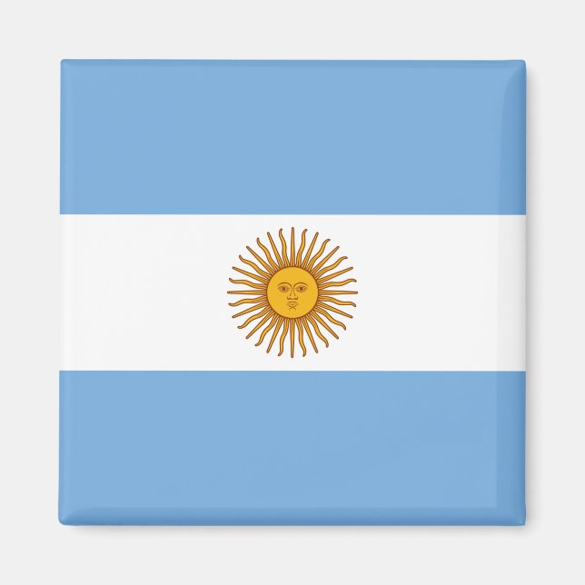 Aimant Drapeau de l'Argentine (Devant)