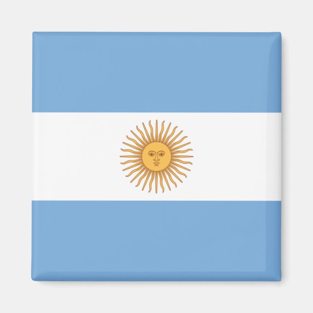 Aimant Drapeau de l'Argentine (Devant)