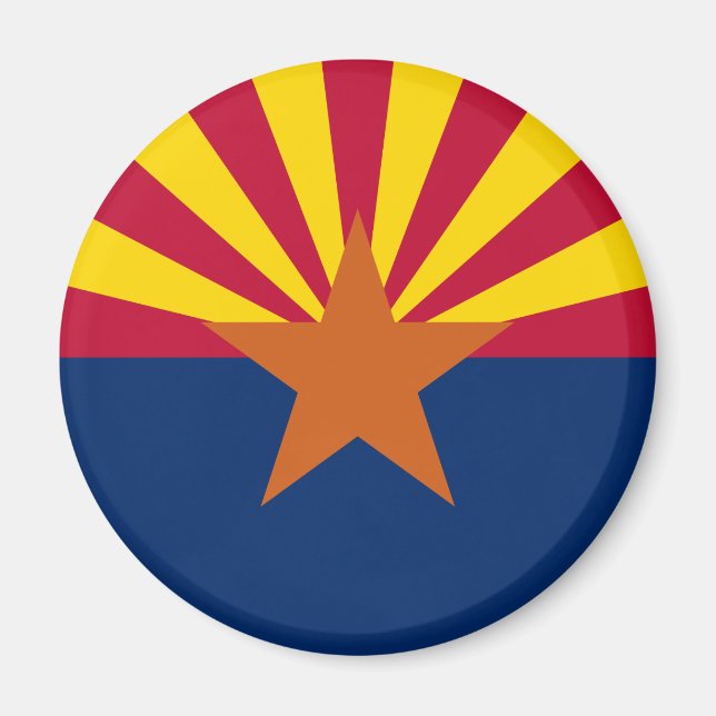 Aimant drapeau de l'Arizona (Devant)
