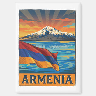 Aimant Drapeau de l'Arménie