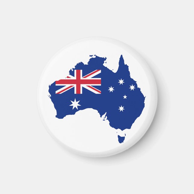 Aimant Drapeau de l'Australie (Devant)