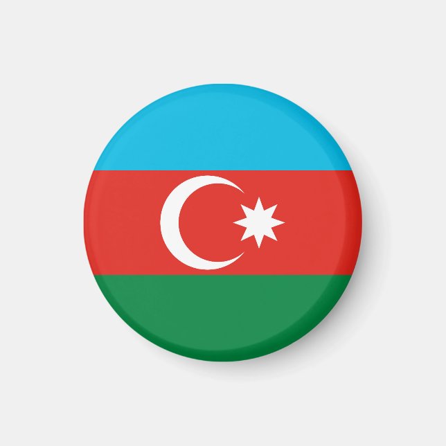 Aimant Drapeau de l'Azerbaïdjan (Devant)