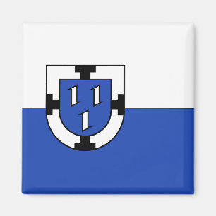Aimant drapeau de l'emblème de la ville de Bottrop en All