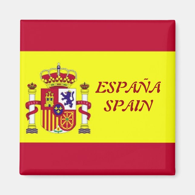 Aimant Drapeau de l'Espagne (Devant)