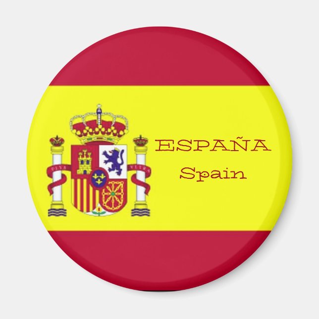 Aimant Drapeau de l'Espagne (Devant)