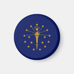 Aimant Drapeau de l'état de l'Indiana USA