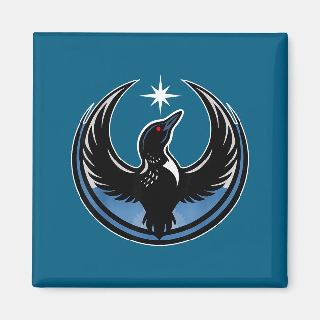 Aimant Drapeau de l'État rebelle du Minnesota  (Devant)