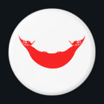 Aimant Drapeau de l'île de Pâques<br><div class="desc">Drapeau patriotique de l'île de Pâques.</div>