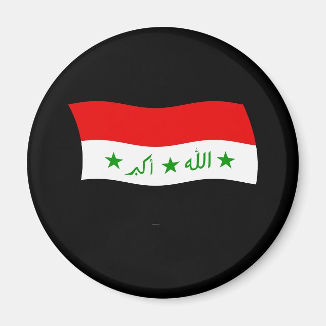 Aimant Drapeau de l'Irak (Devant)