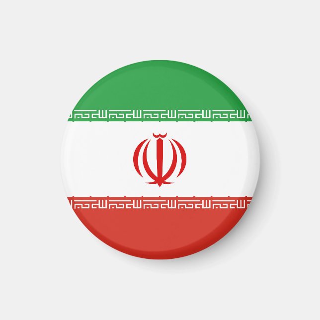 Aimant Drapeau de l'Iran (Devant)