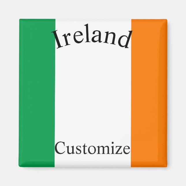 Aimant Drapeau de l'Irlande Thunder_Cove (Devant)