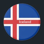 Aimant Drapeau de l'Islande<br><div class="desc">Le drapeau de l'Islande (islandais : íslenski fáninn) a été officiellement décrit dans la loi no 34, publiée le 17 juin 1944, jour où l'Islande est devenue une république. La loi s'intitule "La loi du drapeau national des Islandais et les armoiries de l'État" et décrit le drapeau islandais comme suit...</div>