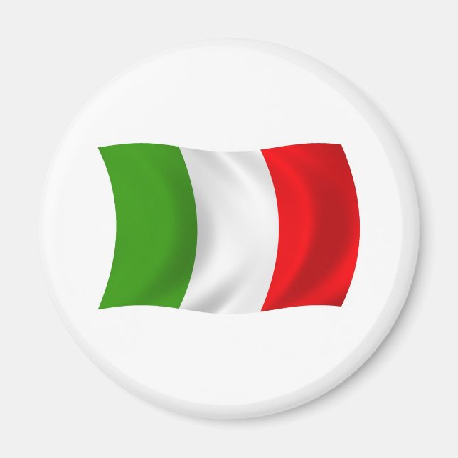 Aimant Drapeau de l'Italie (Devant)