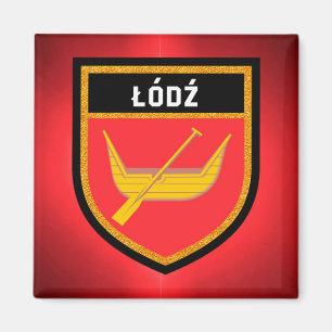 Aimant Drapeau de Łódź
