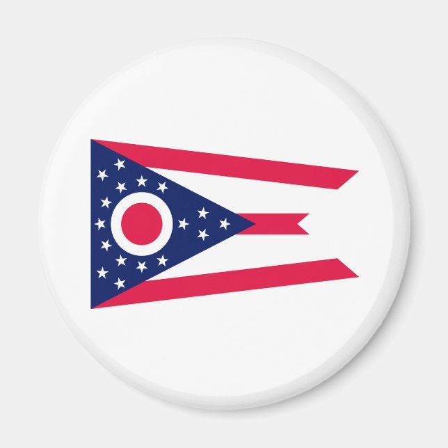 Aimant Drapeau de l'Ohio (Devant)