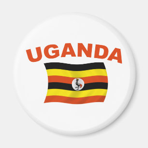 Aimant Drapeau de l'Ouganda