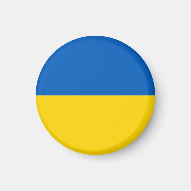 Aimant Drapeau de l'Ukraine (Devant)