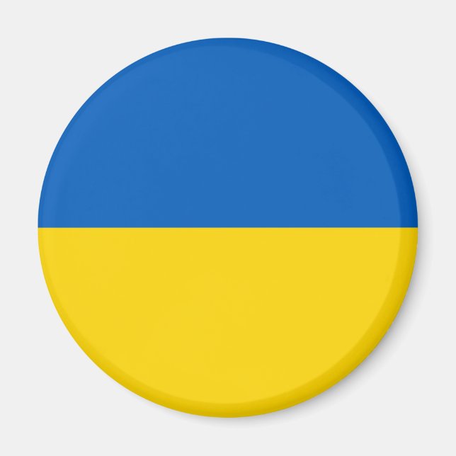 Aimant Drapeau de l'Ukraine (Devant)