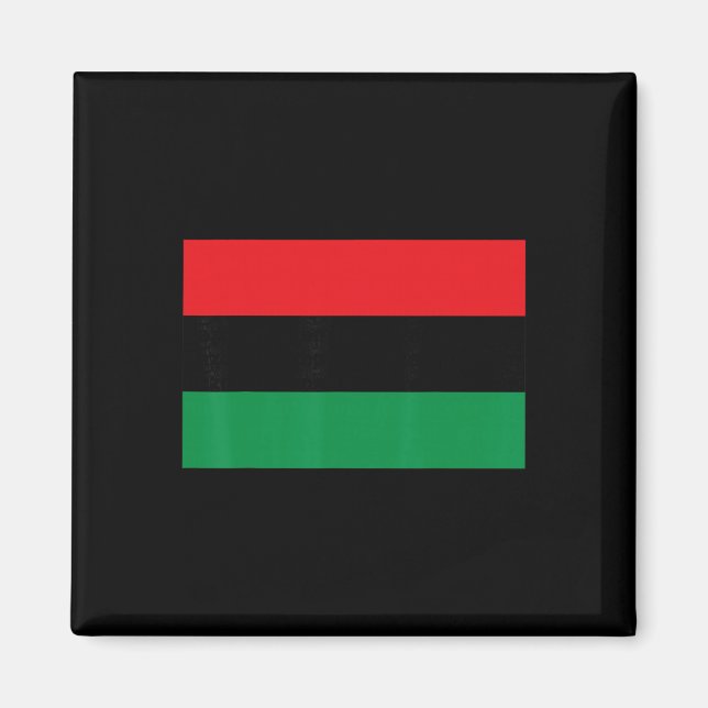 Aimant Drapeau de l'Unia panafricaine Carte du continent  (Devant)