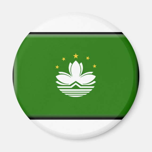 Aimant Drapeau de Macao (Devant)