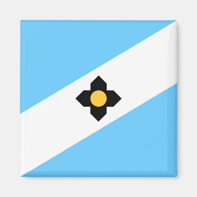 Aimant Drapeau de Madison (Wisconsin) (Devant)