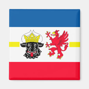 Aimant Drapeau de Mecklenburg-Vorpommern