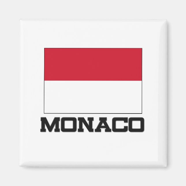 Aimant Drapeau de Monaco (Devant)