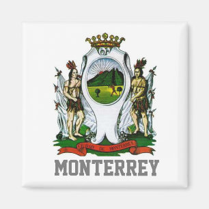 Aimant Drapeau de Monterrey, Nuevo León - MEXICO