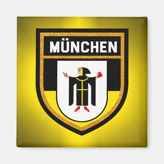 Aimant Drapeau de München (Devant)