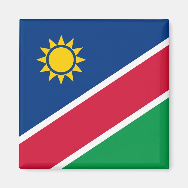 Aimant Drapeau de Namibie (Afrique australe) (Devant)