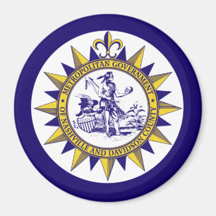 Aimant Drapeau de Nashville, Tennessee