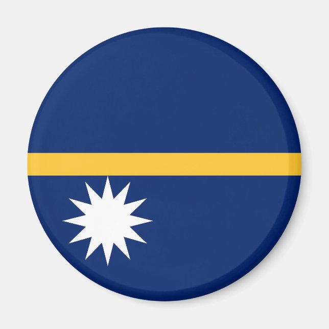 Aimant Drapeau de Nauru (Devant)