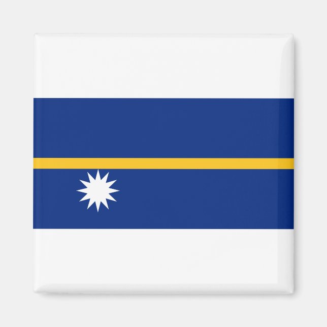 Aimant Drapeau de Nauru (Devant)