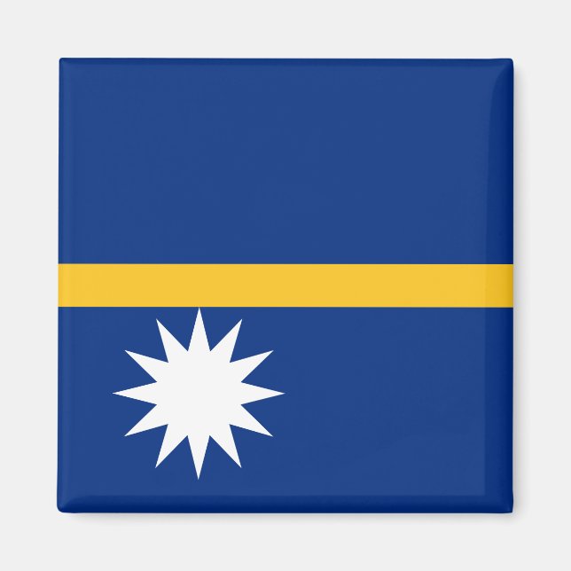 Aimant Drapeau de Nauru (Devant)