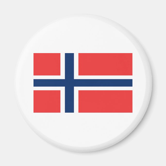 Aimant Drapeau de Norway (Devant)