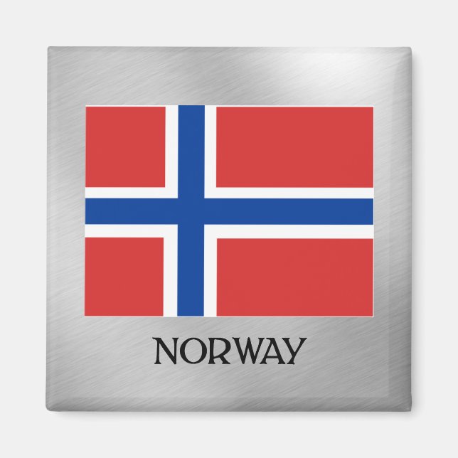 Aimant Drapeau de Norway (Devant)