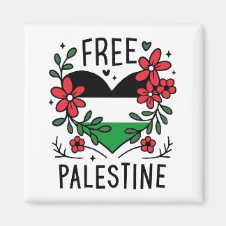Aimant Drapeau de palestine libre