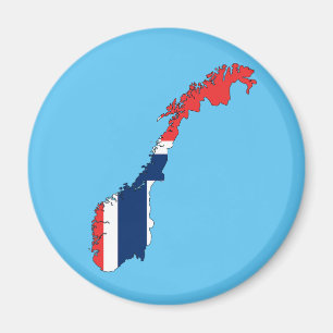 Aimant Drapeau de pays de la Norvège