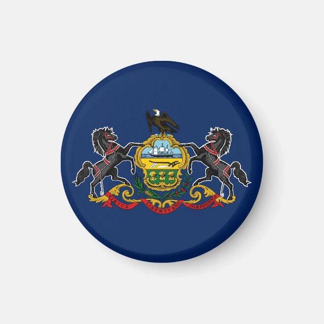 Aimant drapeau de Pennsylvanie (Devant)