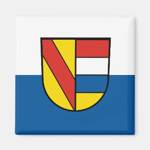 Aimant drapeau de Pforzheim ville allemagne symbole emblè