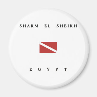 Aimant Drapeau de plongée de Sharm el Sheikh Egypt