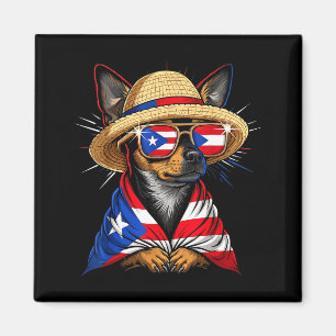 Aimant Drapeau de Porto Rico Boricua Drapeau Portoricain