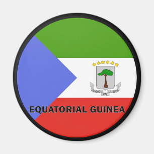 Aimant Drapeau de qualité de rondeau de Guinée