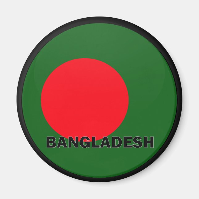 Aimant Drapeau de qualité du Bangladesh Roundel (Devant)