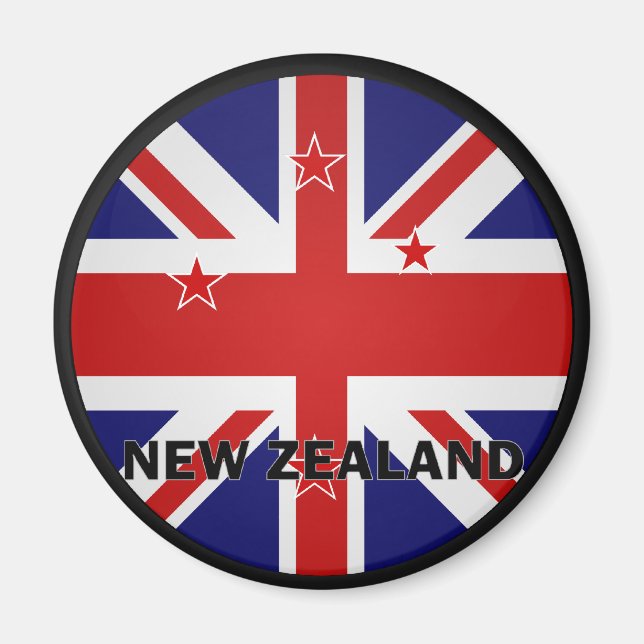Aimant Drapeau de qualité Roundel Nouvelle-Zélande (Devant)
